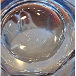 Glass vase, signed, J. Stolle, Glassworks Niemen, model 935, 1930s.