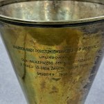 Metal cup, Union of Poles in France, 1935