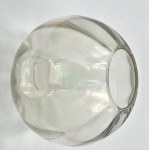 Glasvase (kleiner), schillerndes Glas, signiert, Glashütte Zawiercie, 1930er Jahre.