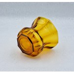 Vaso in vetro, firmato Juliusz Stolle, vetreria Niemen, modello 935, anni Trenta.