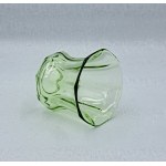 Glass vase, signed, Julius Stolle, Glassworks Niemen, model 935, 1930s.