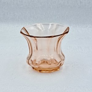 Glass vase, signed, Julius Stolle, Glassworks Niemen, model 935, 1930s.