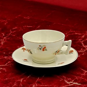 Porcelain duo, Flat cut, Ćmielów Porcelain Factory, 1930s.