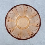 Glass bowl, Hortensja glassworks, model 510, 1930s.
