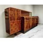 Buffet mit Bar, furniert, Jindrih Halabala, Tschechische Republik, 1930er Jahre.