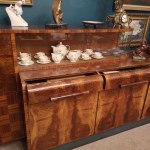 Buffet mit Bar, furniert, Jindrih Halabala, Tschechische Republik, 1930er Jahre.