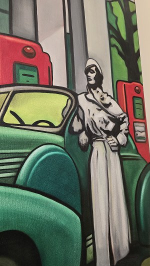 Marcin KOCHAŃSKI (1974-), Obraz olejny, „Zatrzymani w czasie”, 2005