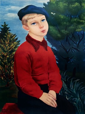 Moses Kisling (1891-1953), Boy in a beret