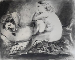 Pablo Picasso (1881-1973), Śpiący, 1967