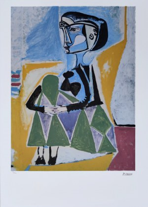 Pablo Picasso (1881-1973), Siedząca Jacqueline