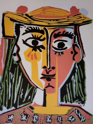 Pablo Picasso (1881-1973), Kobieta w kapeluszu