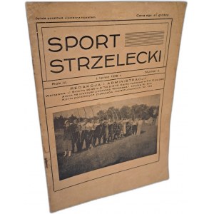SPORT Strzelecki Numer 3 Rok III 1 lipiec 1936