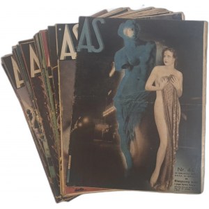 AS. ilustrowany Magazyn Tygodniowy Rok I 1935 [numer 1-44 komplet]
