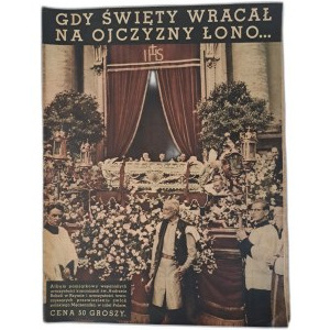 Gdy święty wracał na ojczyzny łono [Album pamiątkowy uroczystości kanonizacji Andrzeja Boboli] [1938]