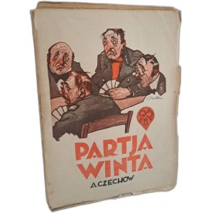 CZECHOW Antoni - Partja Winta 1926 [I polskie wyd.] [OKŁADKA S. NORBLIN]