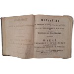 WYKAZ Urządzeń i Obwieszczeń w Dzienniku Urzędowym Królewskiej Regencyi w Poznaniu 1848