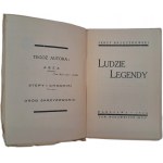 BRZĘCZKOWSKI Jerzy - Ludzie legendy 1928 [1st edition, cover by Tadeusz Gronowski].