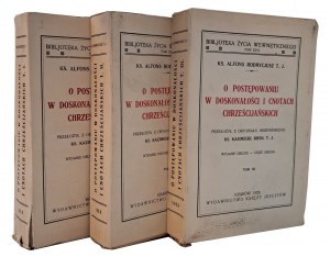 RODRICIOUS Alfons - O dokonalém chování a křesťanských ctnostech I.-III. díl 1929
