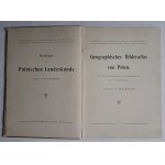 [Atlas geograficzny Polski] WUNDERLICH E. - Geographischer Bilderatlas von Polen 1917