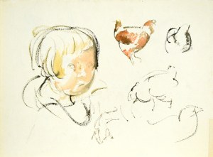 Wojciech WEISS (1875-1950), Szkice dzieci, 1922