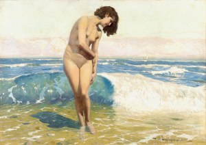 Feliks Michał WYGRZYWALSKI (1875 - 1944), Włoska idylla, przed 1939