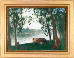 Pierre Eugene MONTEZIN (1874-1946), Wypas krów