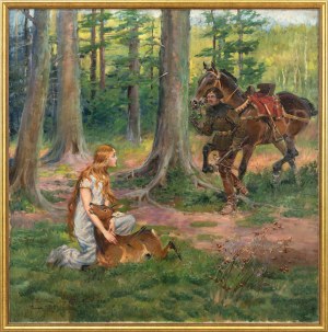 Jerzy KOSSAK (1886-1955), Święty Hubert, 1930