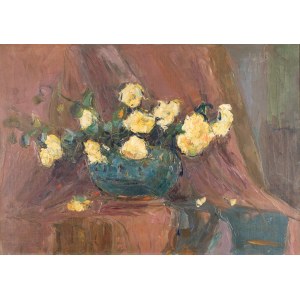 Włodzimierz TERLIKOWSKI (1873-1951), Żółte róże, 1923