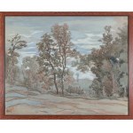 Jean PESKÉ (1870-1949), Landscape with Trees