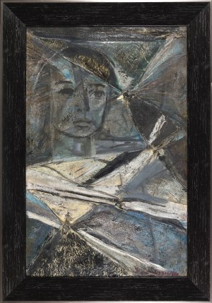 Janina MUSZANKA-ŁAKOMSKA (1920-1982), Portret kobiety, 1966