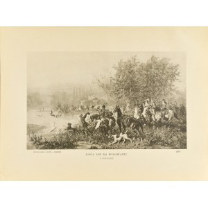 Juliusz KOSSAK (1824-1899), Król Jan na polowaniu z sokołami, 1900