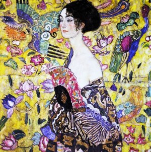 Gustav Klimt (1862 - 1918), Dama z wachlarzem, 2012 (1917/18)