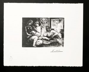 Pablo PICASSO (1881 - 1973), Kobiety między sobą…,1973
