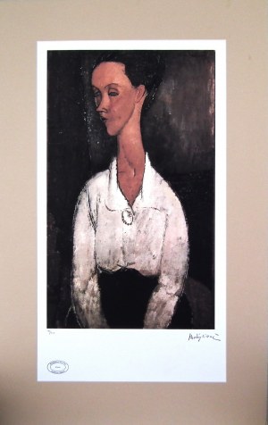 Amedeo MODIGLIANI (1884 - 1920), Portret Luni (Ludwiki) Czechowskiej (1917)