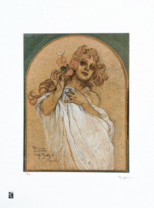 Alfons Maria Mucha (1860 - 1939), Alegoria Wiosny