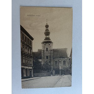 POSTCARD GNIEZNO PHARA, PRE-WAR