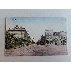 POSTCARD RADOM LUBELSKA STREET, PRE-WAR, STAMP, STAMP