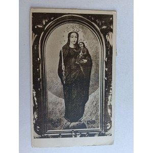 POSTKARTE ŻÓŁKIEW, KIRCHE DER DOMINIKANERKIRCHE WUNDERTÄTIGES BILD DES ROSENKRANZES, BRIEFMARKE, VORKRIEGSBRIEFMARKE