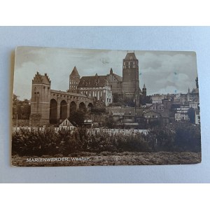 POSTCARD KWIDZYN, MARIENWERDER, CASTLE