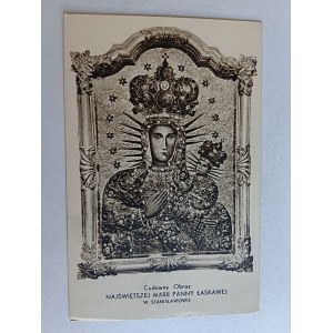 POSTCARD STANISŁAWÓW, MIRACULOUS IMAGE OF THE MOST SAINTLY LADY OF GRACE, PRE-WAR
