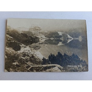 POSTCARD TATRA ZAKOPANE SEA EYE SHELTER