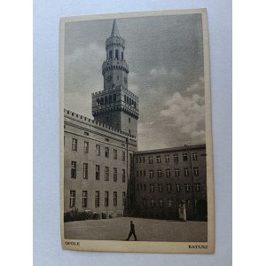 POSTCARD OPOLE TOWN HALL