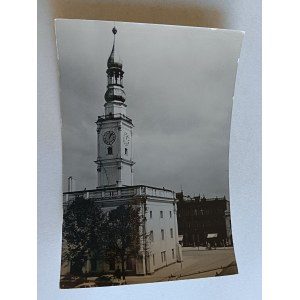 POSTCARD PRL LESZNO TOWN HALL