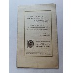 BROSZURA GLOSSA ŚW TERESY OD JEZUSA, KS CZAJKOWSKI, LWÓW 1928 R, SS KARMELITANKI BOSE