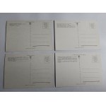 SET OF 9 POSTCARDS IN A WRAP SPACE CONQUERORS, SPACE, MOON, SPACE STATION, APOLLO MISSION, THIRSCHKOVA, GAGARIN, ARMSTRONG, SPACE ROCKET