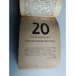 WANDKALENDER ZRYWAK 1985 JAHR, RSW VERLAG PRASA KSIĄŻKA RUCH WARSZAWA 1985