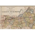 [Map] KORNMAN S. - Map of Galicia and Bukovina [Lviv 1911].