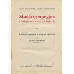 STACHIEWICZ Julian - Działania zaczepne 3 armii na Ukrainie [Studia operacyjne z historii wojen polskich 1918-1921. Tom I] [1925]