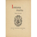 BOROWSKI Tadeusz - The Names of the Current [first edition Munich 1945] [graphic design by Anatol Girs].