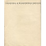 STĘPOWSKI Janusz - Legenda o masztowej sośnie [1934] [opr. graf. Atelier Girs-Barcz] [ručně kolorovaná kniha].